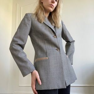 Michael Kors Houndstooth Blazer
